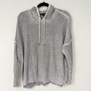 American Eagle Knit Hooded Sweater